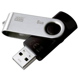 Флеш накопитель 8GB GOODRAM UTS2 (Twister) Black (UTS2-0080K0R11)