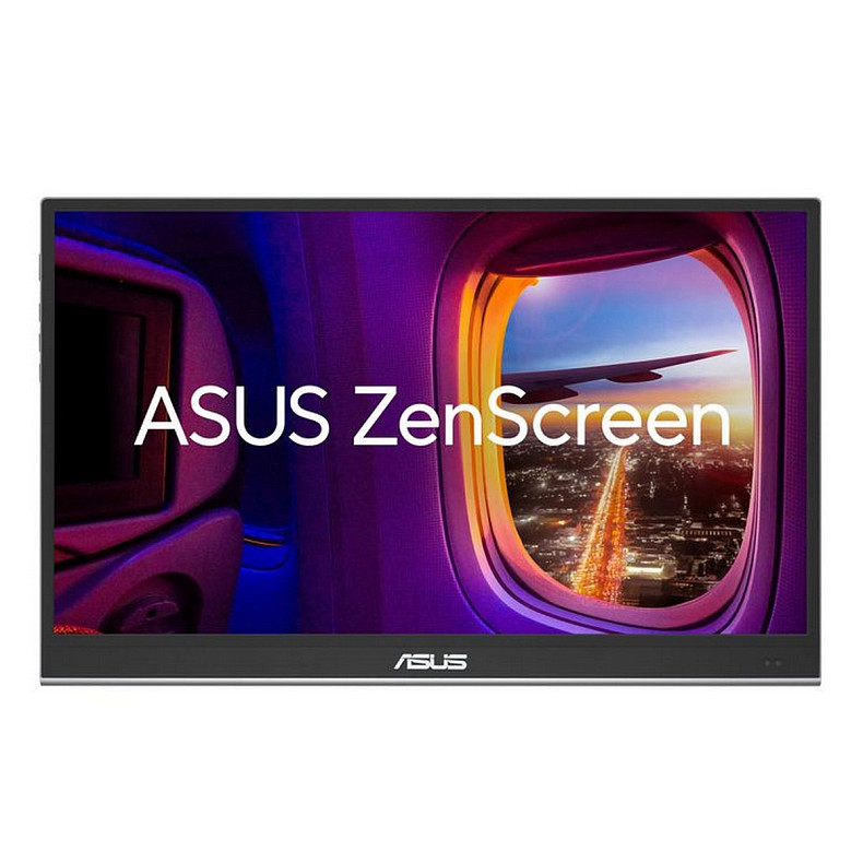 Монітор портативний Asus 15.6" ZenScreen MQ16AHE mHDMI, USB-C, OLED, 1ms, DCI-P3 100%, HDR10, Cover