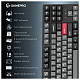 Клавиатура GamePro Asgard Ragnar Keychron Super Red Switch Black (MK285BK)