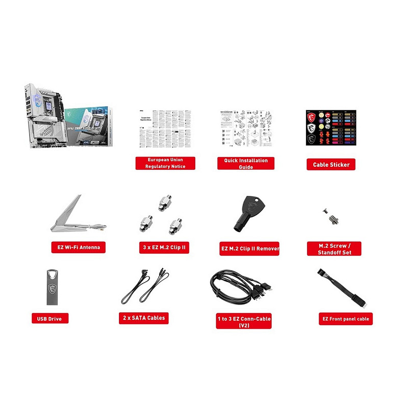 Материнcька плата MSI MPG Z890 EDGE TI WIFI s1851 Z890 4xDDR5 M.2 HDMI Wi-Fi BT ATX