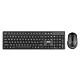 Комплект клавиатуры и мыши 2E MK420 WL, EN/UK, черный