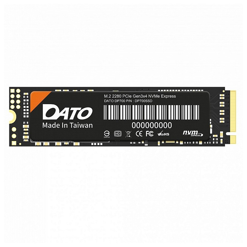 SSD диск 1TB Dato DP700 M.2 2280 PCIe 3.0 x4 NVMe 3D NAND (DP700SSD-1TB)