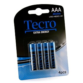 Батарейка Tecro Extra Energy Alkaline AAA/LR03 BL 4 шт