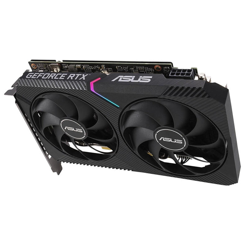 Видеокарта ASUS GeForce RTX 3060 12GB GDDR6 Dual OC V2 (DUAL-RTX3060-O12G-V2) (LHR)