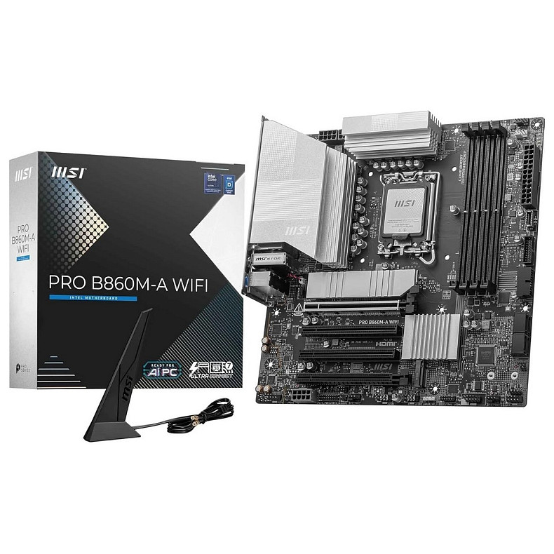 Материнська плата MSI Pro B860M-A WiFi Socket 1851