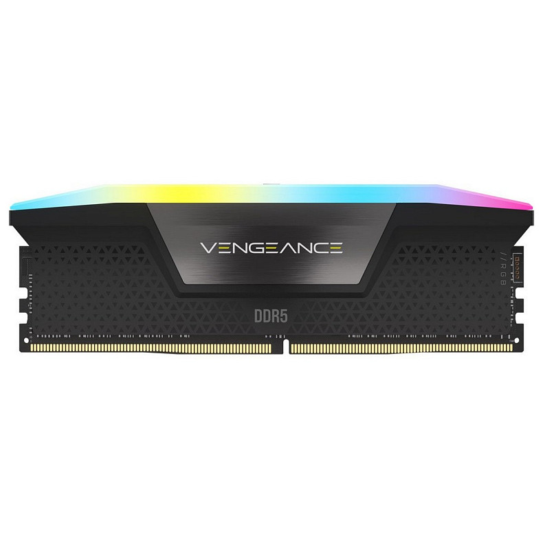 ОЗУ DDR5 2x32GB/6400 Corsair Vengeance RGB Black (CMH64GX5M2B6400C32)