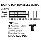 Ракетка для пінг-понгу Donic Top Teams 800