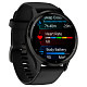 Спортивний годинник GARMIN Venu 3 Slate Stainless Steel Bezel with Black Case and Silicone Band