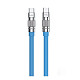 Кабель WK WDC-188 Wingle Series USB-C - USB-C 100W, 1м Blue (6941027632932)
