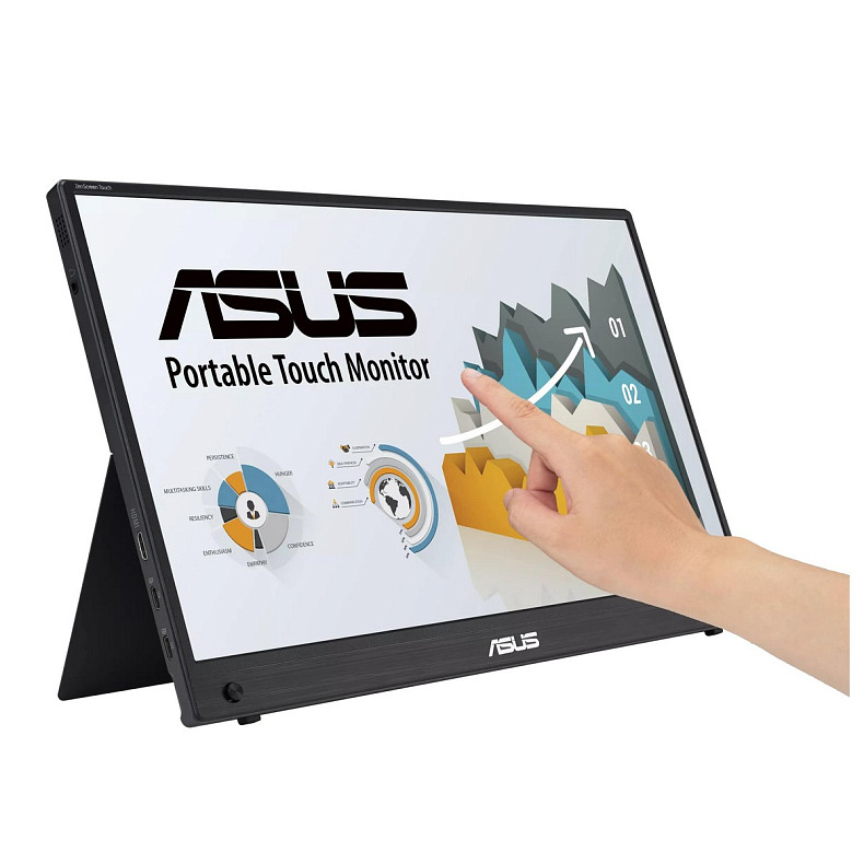 Монітор портативний Asus 15.6" ZenScreen MB16AHT mHDMI, 2xUSB-C, MM, IPS, Touch