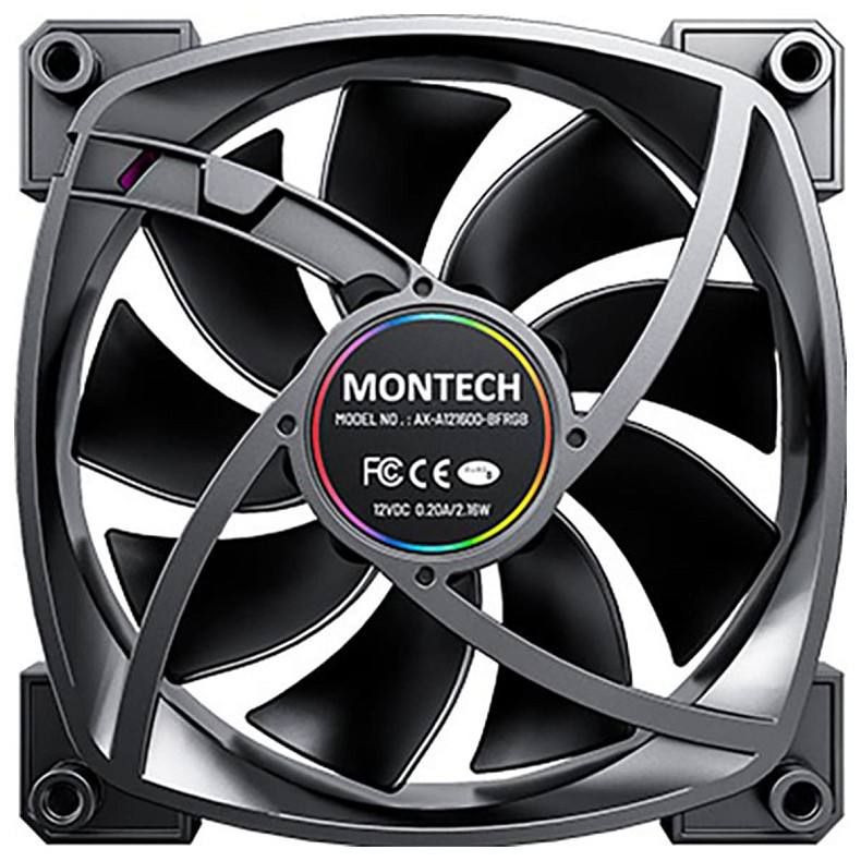 Вентилятор Montech AX120 PWM 120mm Black