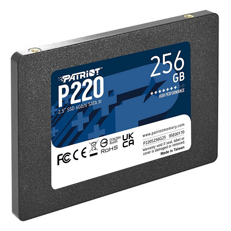 SSD диск Patriot P220 256GB 2.5" SATAIII TLC (P220S256G25)