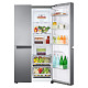 Холодильник LG SBS, 179x91х74, холод.відд.-414л, мороз.відд.-233л, 2дв., А+, NF, інв., диспл внутр.,