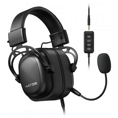 Гарнитура Hator Hypergang 7.1 USB Black (HTA-840)