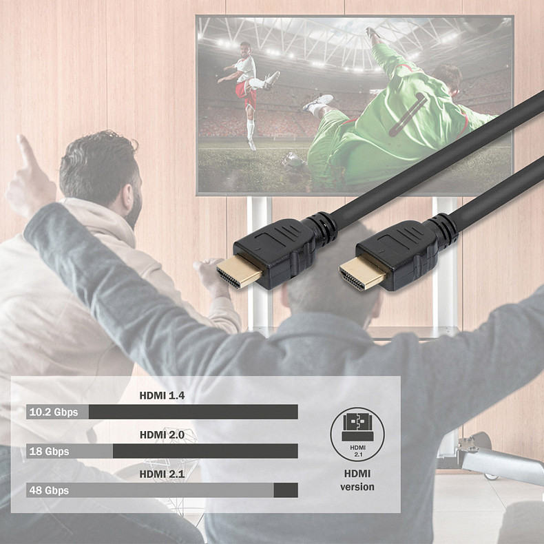 Кабель HDMI 2M AK-330124-020-S ASSMANN