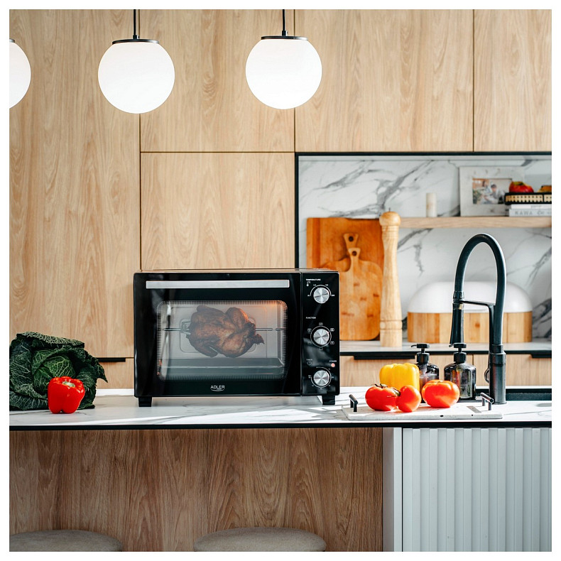 Електрична піч Adler AD 6025 Black