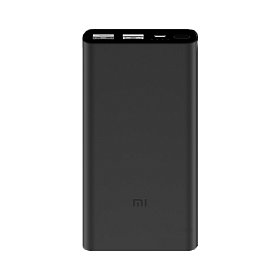 Универсальная мобильная батарея Xiaomi Mi Power Bank 2 10000 mAh QC2.0 (2.4A,2USB) (PLM09ZM) Black (VXN4230GL)