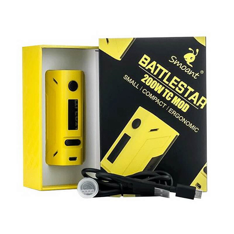 Мод SMOANT Battlestar 200W Mod Yellow (SMBTS200Y)