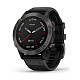 Спортивний годинник Garmin Fenix 6 Pro Sapphire Carbon Grey DLC with Black Band