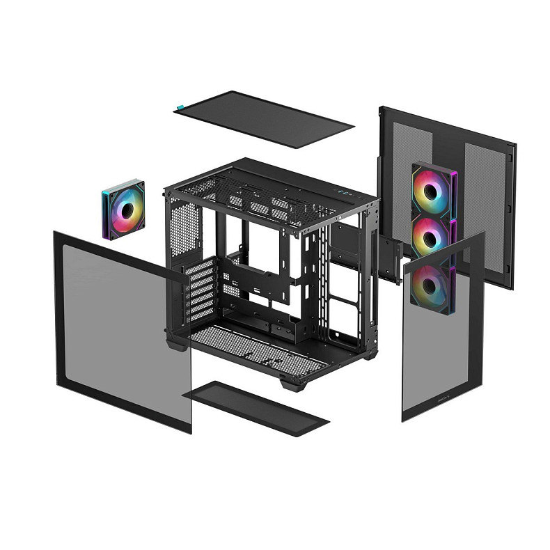 Корпус DeepCool CG530 4F Black (R-CG530-BKADA4-G-1)