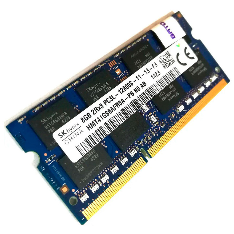 ОЗУ SO-DIMM 8GB/1600 DDR3L Hynix (HMT41GS6AFR8A-PB)