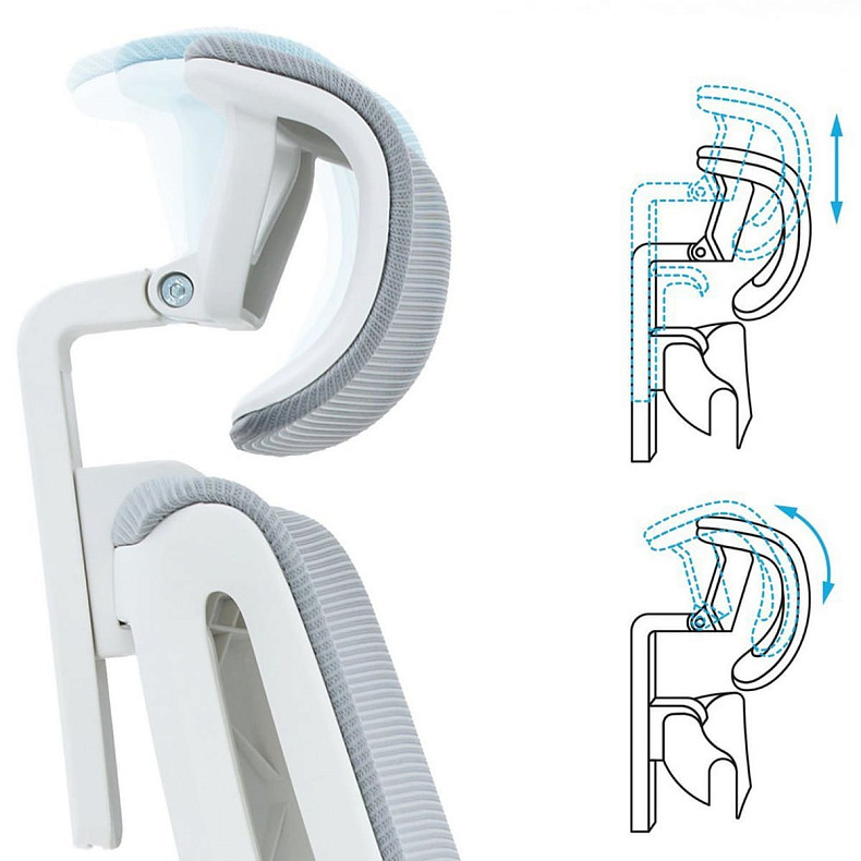 Офисное кресло OfficePro Harmony OC310-W-LG-LG