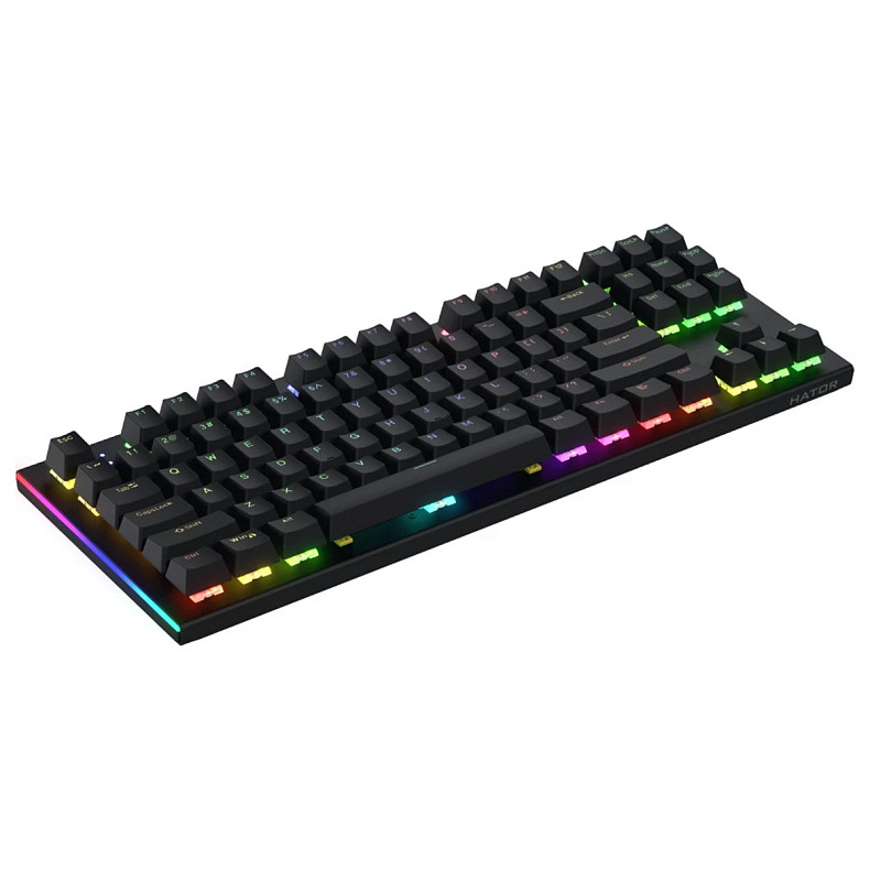 Клавіатура HATOR Gravity X TKL orange (HTK550) black, US Layout