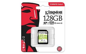 Карта памяти Kingston 128GB SDXC C10 UHS-I R80MB/s