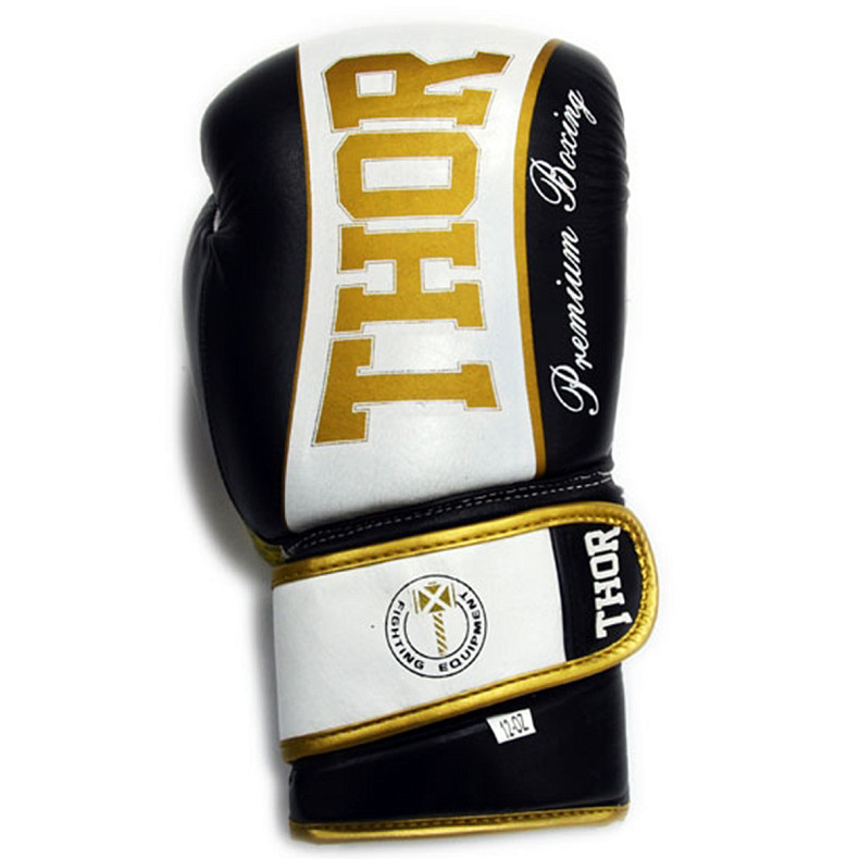 Перчатки боксерские THOR THUNDER 16oz /PU /черные