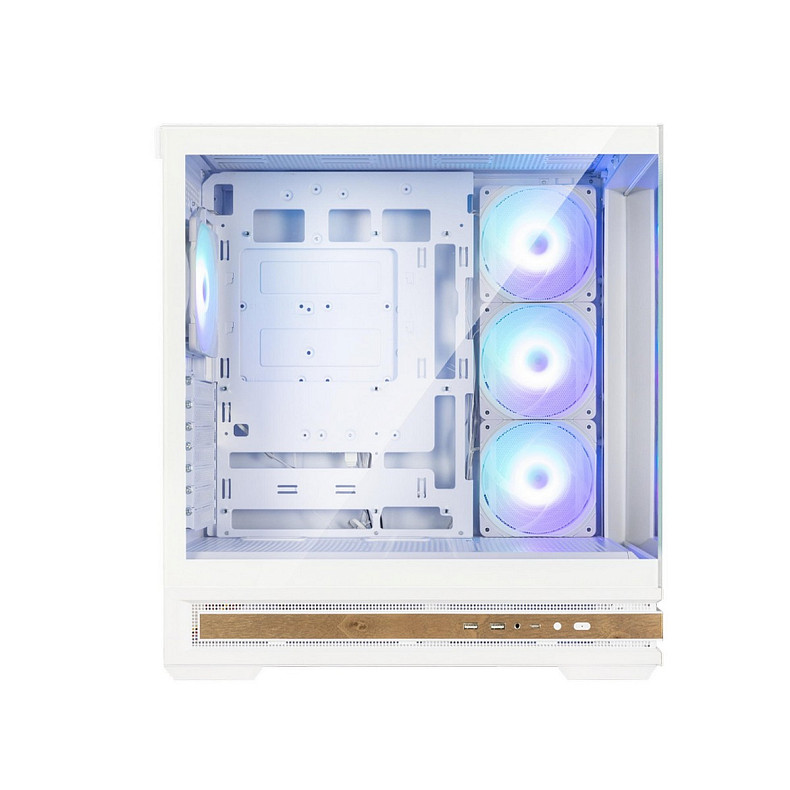 Корпус Zalman P40 NAMU, без БЖ, 2xUSB3.0, 1xUSB Type-C, 3x120мм ARGB Reverse, 1x120мм ARGB, VGA 420мм white