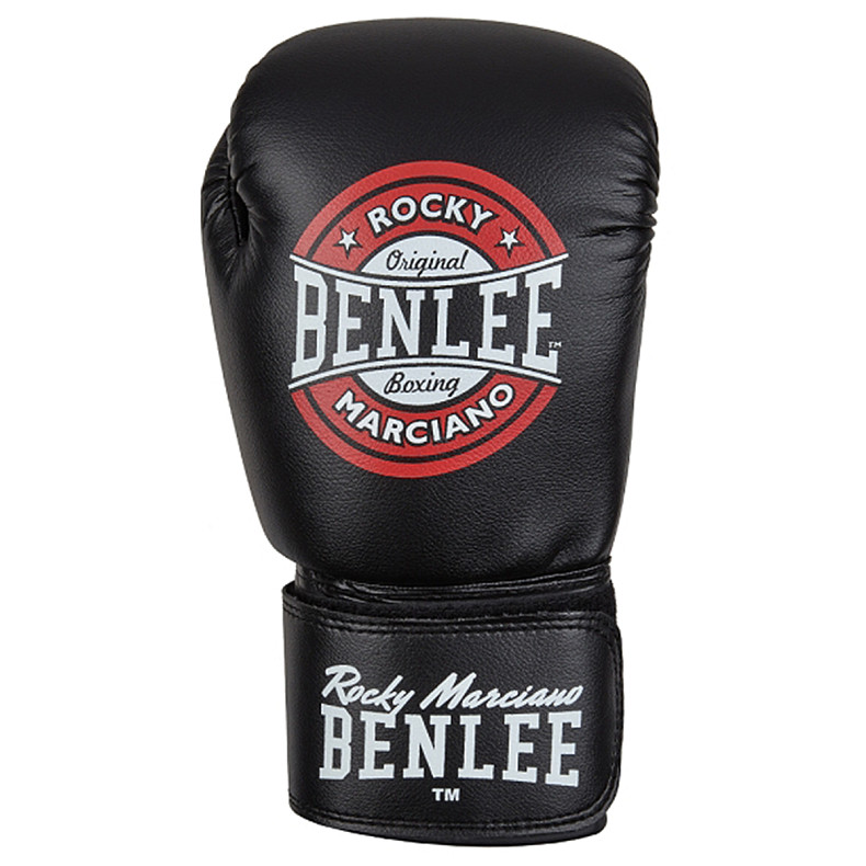 Перчатки боксерские Benlee PRESSURE 14oz /PU/черно-красно-белые