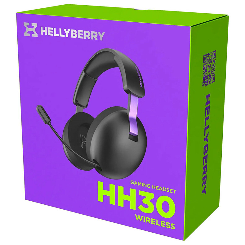 Ігрова гарнітура Hator Hellyberry HH30 Wireless Black\Violet