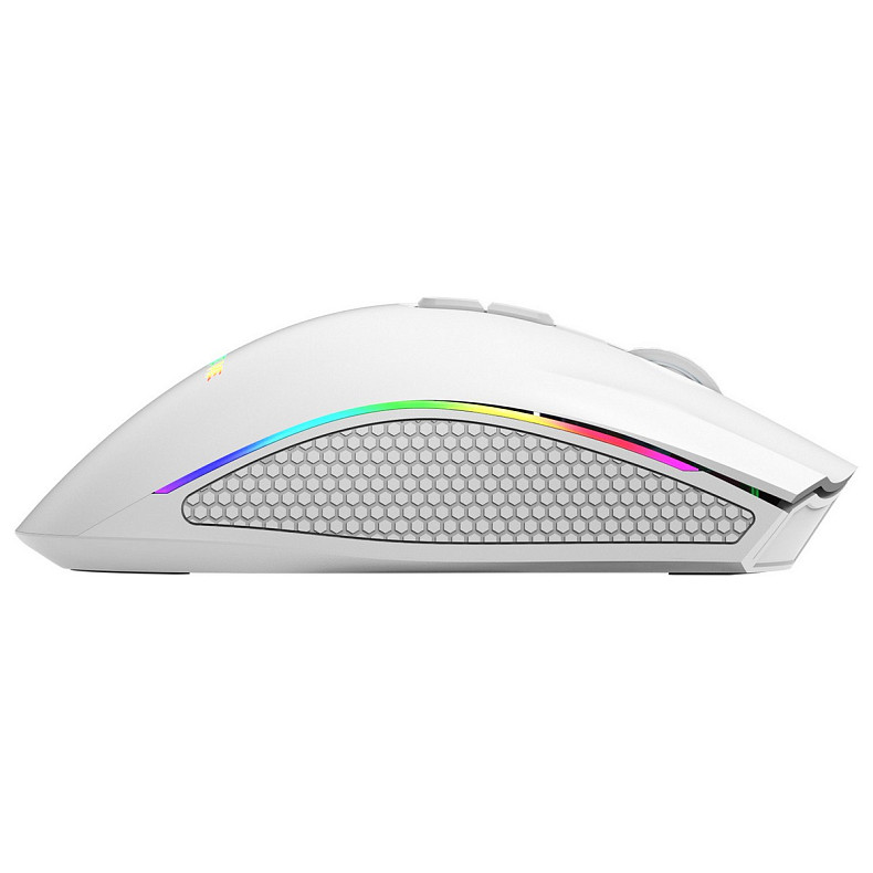 Мишка XTRIKE ME GM-314, ігрова 7200dpi, 7кн, RGB, біла
