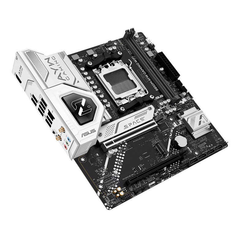 Материнcька плата ASUS B850M AYW GAMING WIFI sAM5 B850 2xDDR5 M.2 HDMI Wi-Fi BT mATX