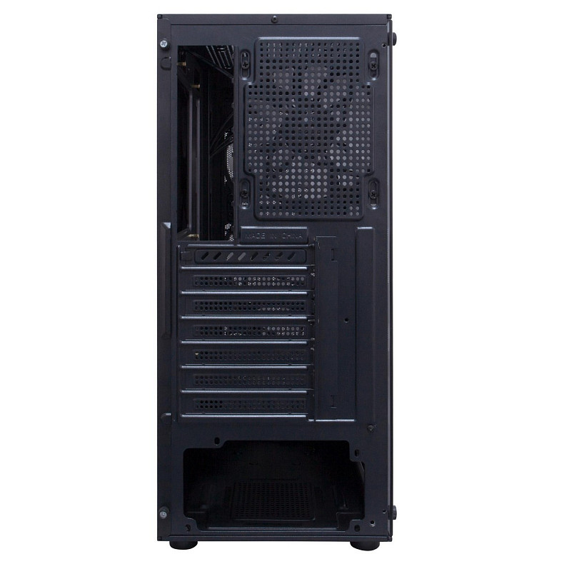 Корпус 1stPlayer FD3-BK-4F7 Black без БП