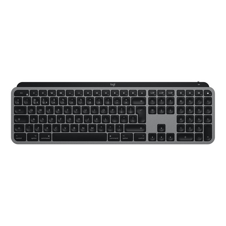 Клавиатура Logitech MX Keys Wireless for Mac Ukr USB Space Gray (920-009558)