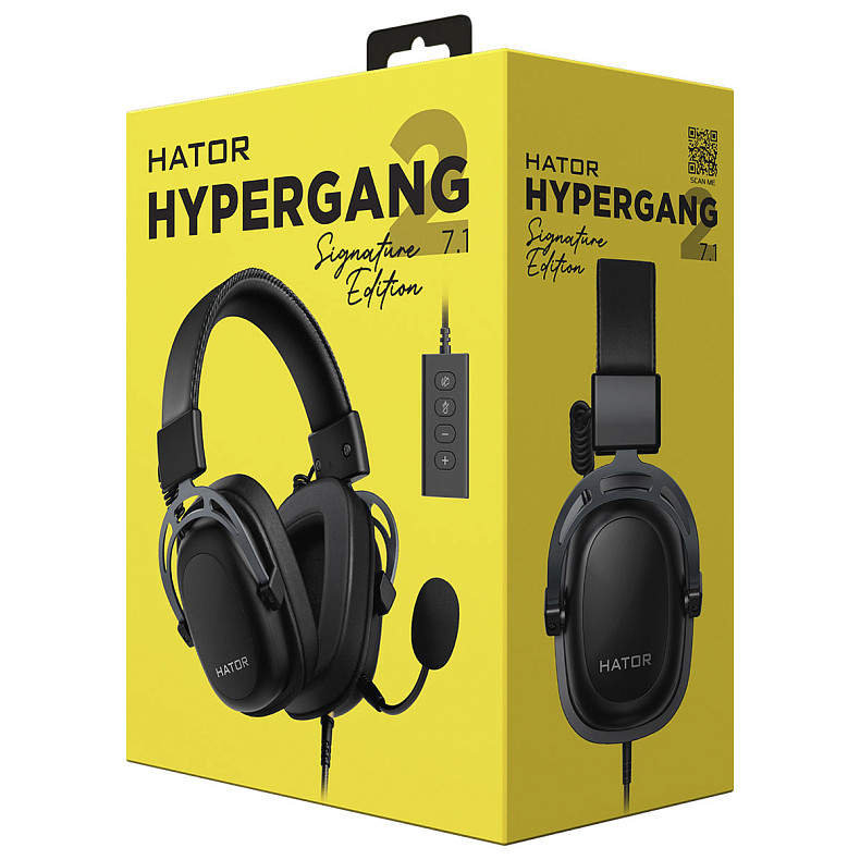 Наушники HATOR Hypergang 2 USB 7.1 Titanium Edition (HTA-945)