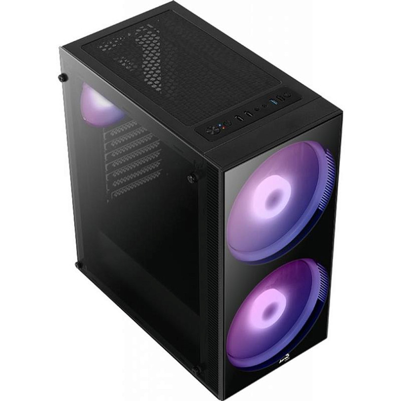 Корпус AEROCOOL PGS Python Black (Python-G-BK-v1) без БП