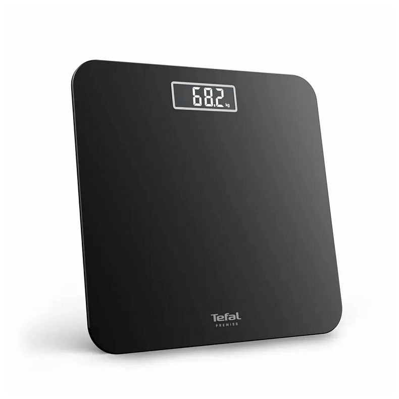 Ваги Tefal підлогові Premiss, 160кг, AAAx2 в комплекті, скло, чорний