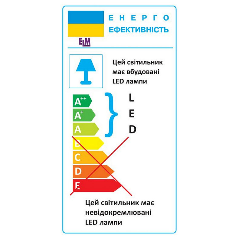 Настольная светодиодная лампа ELM Jumbo 7W IP20 4000K (27-0001)