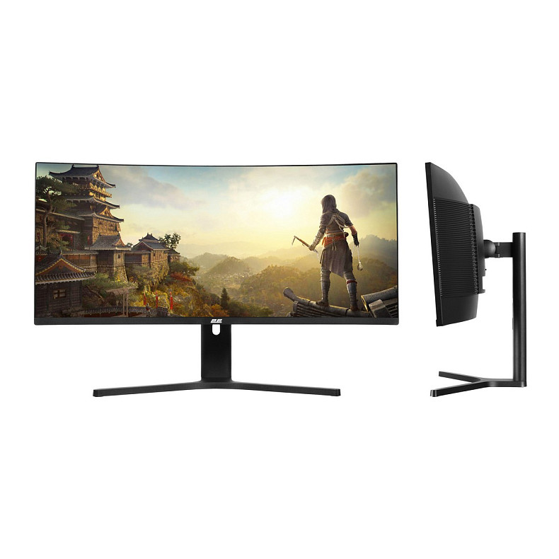 Монитор 2E GAMING 34" G3424B 2xHDMI, DP, VA, 3440x1440, 180Hz, 1ms, NTSC 85%, CURVED, FreeSync, HAS