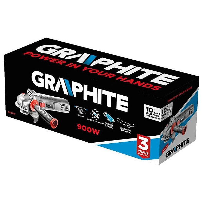 Шліфмашина кутова GRAPHITE 59G187