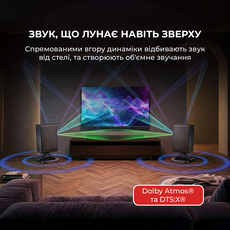 Бездротові тилові динаміки Sharp HT-SPR52021(BK)