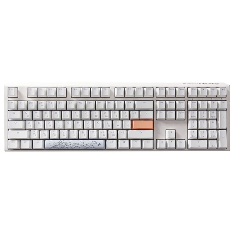 Клавиатура Ducky One 3 Cherry MX Silent red RGB White UA