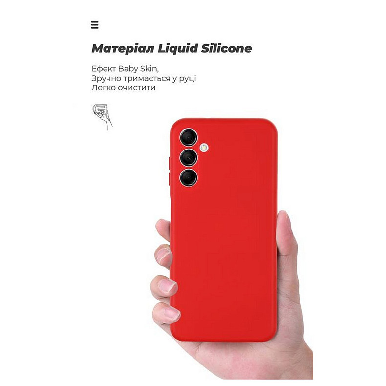 Чохол-накладка Armorstandart Icon для Samsung Galaxy M14 5G SM-M146 Camera cover Red (ARM66674)