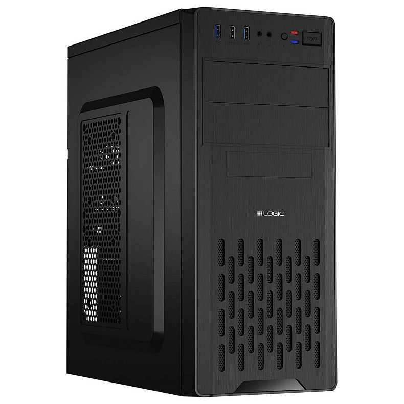 Корпус LogicConcept L2 USB 3.0x2+2.0x1 BLACK без БЖ ATX