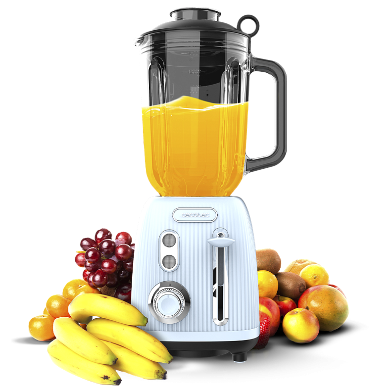 Блендер CECOTEC Power Black Titanium RetroBlue