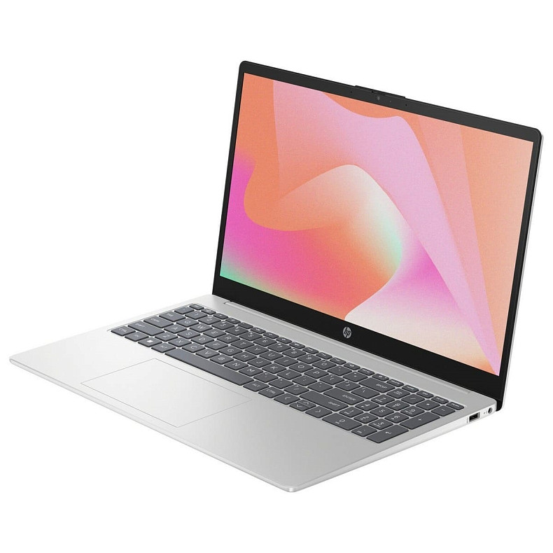 Ноутбук HP 15-fd0101ua 15.6" FHD IPS, 250n/i5-1334U (4.6)/16Gb/SSD512Gb/Intel Iris X/Підсв/DOS/Сріблястий