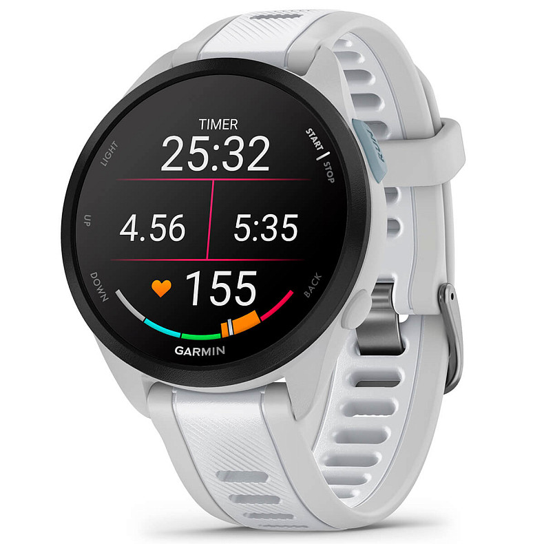 Спортивний годинник GARMIN Forerunner 165 Music Mist Gray/Whitestone