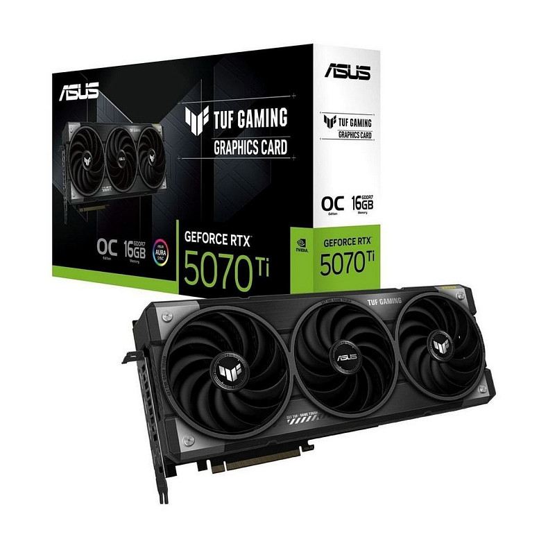 Відеокарта Asus TUF Gaming OC RTX 5070 Ti 16GB GDDR7 (TUF-RTX5070TI-O16G-GAMING)